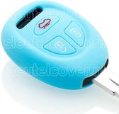 Saab SleutelCover - Lichtblauw / Silicone sleutelhoesje / beschermhoesje autosleutel
