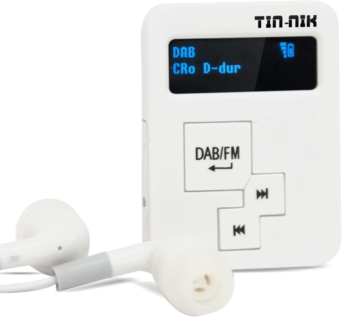 Persoonlijke Draagbare DAB/DAB+/FM Radio - Pocket Digital RDS Mini Radio met Oplaadbare Batterij en OLED-Display voor Sport en Buitenactiviteiten