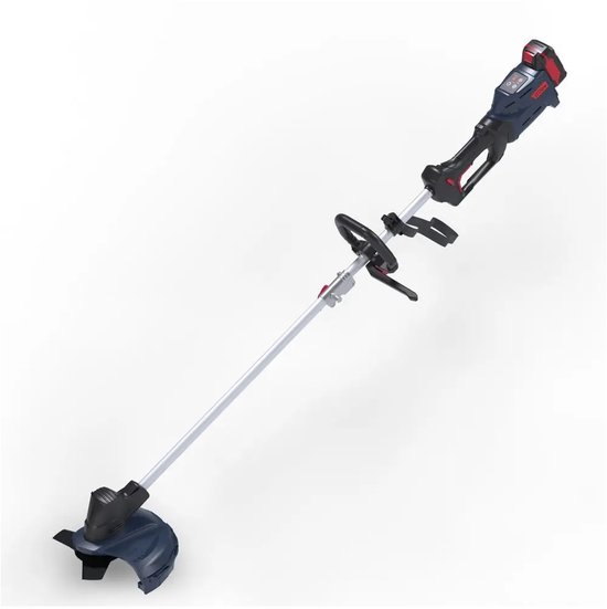 Accu bosmaaier Güde FS 18-401-30 18V borstelloze motor, mes en draadkop, draaggreep, snelsluiting, 4Ah accu