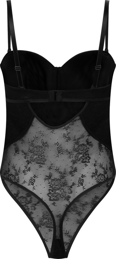 Hunkemöller Shaping Body Lace Zwart D85
