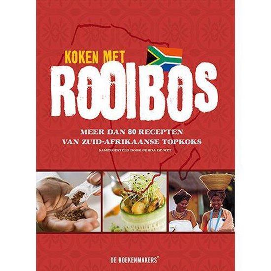 Cover van het boek 'Koken met Rooibos' van G. de Wet