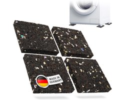 Anti Trillingsmat Wasmachine - en Wasdroger - Geluidsdempende Antislip Mat - Rubber Mat Trillingsdempers - Trillingsdempers wasmachine – Extra dik - Voetjes wasmachine & droger - Wasmachine demper – Anti trillings - vibratie - dempers pads – Antislip