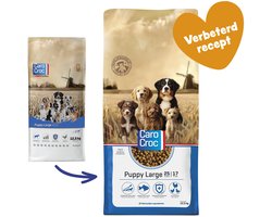 Carocroc Puppy Large Gevogelte&Vlees&Rijst - Hondenvoer - 12.5 kg