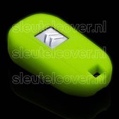Autosleutel Hoesje geschikt voor Citroën - SleutelCover - Silicone Autosleutel Cover - Sleutelhoesje Glow in the dark / Lichtgevend