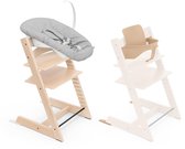 Bol.com Stokke Tripp Trapp kinderstoel Natural (inclusief stoel en Babyset 2) met set voor pasgeborenen (Grey) - veilig verstelb... aanbieding