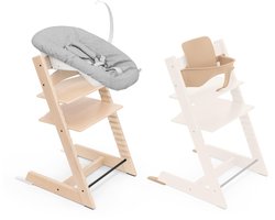 Stokke® Tripp Trapp® Bundle Stoel + Babyset + Newborn Set | Natural / Grey