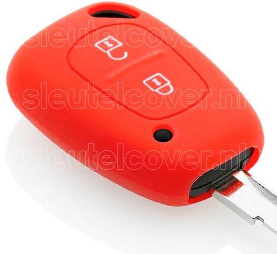 Autosleutel Hoesje geschikt voor Opel - SleutelCover - Silicone Autosleutel Cover - Sleutelhoesje Rood