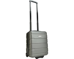 Merk niet opgegeven Handbagage Trolley Grijs 40 × 30 × 20cm – Kleine Reiskoffer – Easyjet & Ryanair Koffer