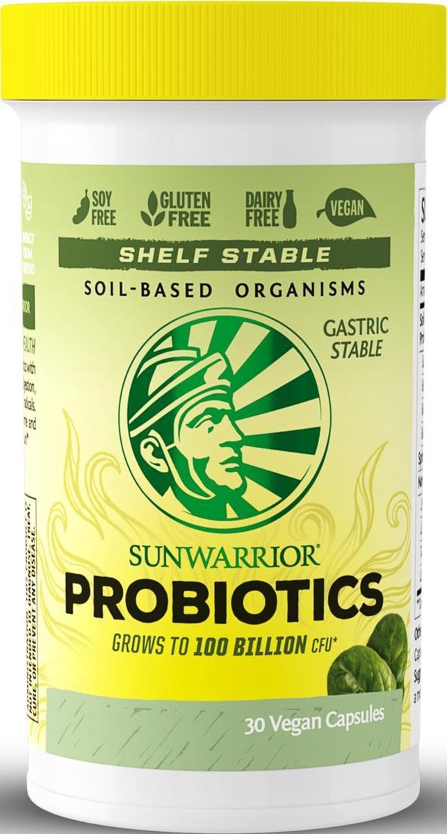 Sunwarrior biotica supplement (30caps) Unflavored - Vitaminen, mineralen & gezondheid - biotica supplementen