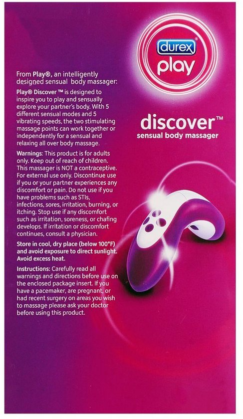 Vibromasseur Durex Play Discover | bol
