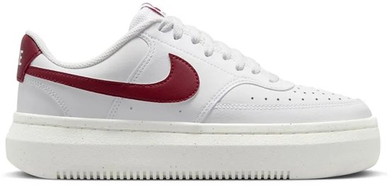 Nike Court Vision Alta Sneakers - White/Red - Maat 38 - Dames