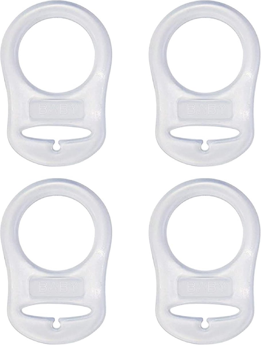 Image of 4 Siliconen Knopringen voor Fopspenen - Herbruikbare Adapterring
