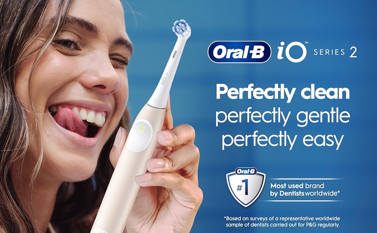 Afbeelding 2 van Oral-B iO 2 Calm Pink Elektrische Tandenborstel met Reisetui