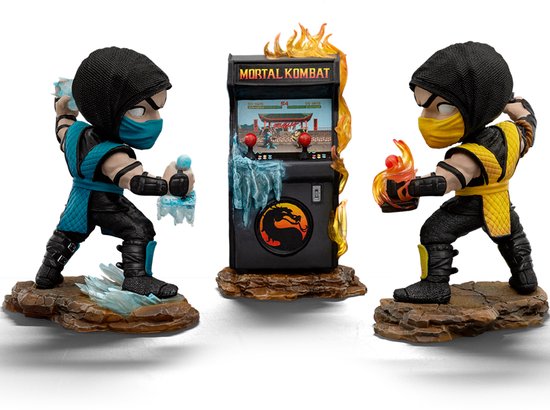 Iron Studios Mortal Kombat - MiniCo Figuur Set - Scorpion vs Sub-Zero Arcade