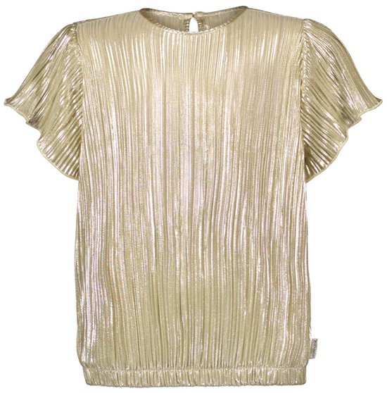 B.Nosy zomer top meisjes - goud - metallic, plissee - Brynn