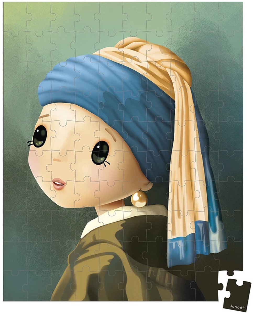 Janod - Puzzel - Op Vermeer geïnspireerd — afbeelding 2
