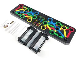 push up bord - opdruksteunen - opvouwbaar - fitness set - push up board - push up grips