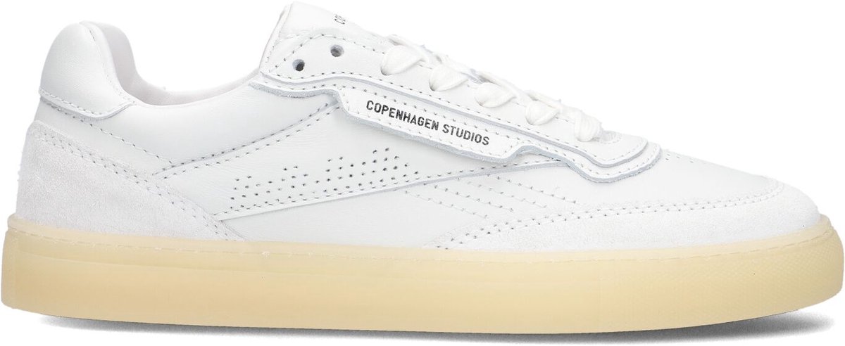 Copenhagen Studios Cph90 Sneakers Dames - Leren Sneaker - Wit - Maat 38