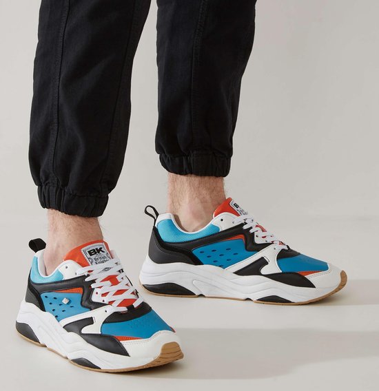 British Knights CHUNKY Heren sneakers laag - Blauw - maat 41 | bol.com