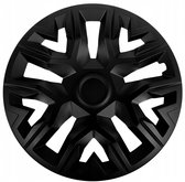NRM The Best - Enjoliveurs 16'' noir mat 4 pièces