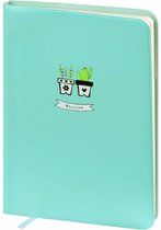 Kalpa D6066-2 A6 Agenda-Notebook Blossom 17 x 12 cm Sea Blue 226 p