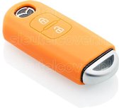 Mazda SleutelCover - Oranje / Silicone sleutelhoesje / beschermhoesje autosleutel
