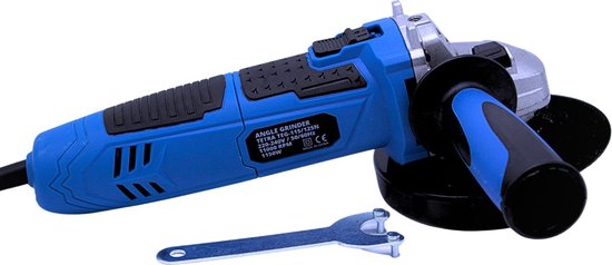 Accu-haakse slijper, 105 mm schijfø, 9000 tpm, haakse