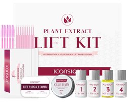Lash Lift & Brow Lamination Kit - Vegan, Cruelty Free - Compleet Wimper- en Wenkbrauw Lifting Set - Inclusief Glue Balm, Lotion en Wimperserum