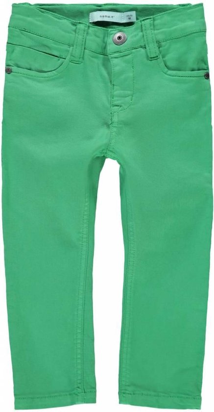 Name it jongens groene jeans broek THEO TWIDAM - 110 | bol.com