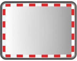 DURABEL BASIC Icefree verkeersspiegel volledig uit RVS - 450 x 600 mm