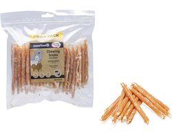 Beeztees Kauwstaafjes met Kip - 100 Stuks - 12,5 cm - Hondensnacks - Kauwstaaf Hond -