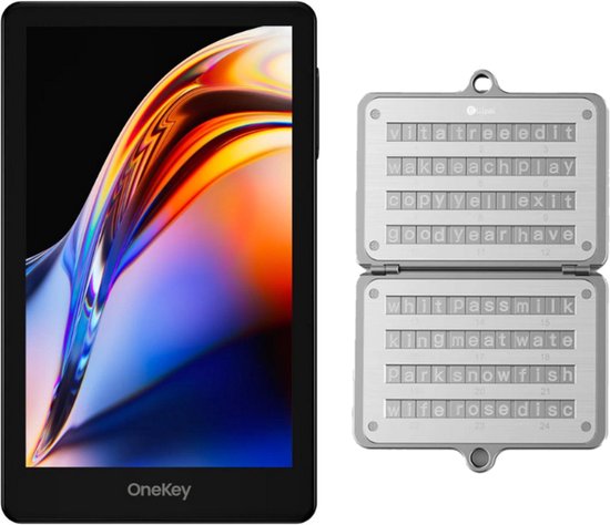 OneKey Pro Zwart + Ellipal Seed Phrase Steel