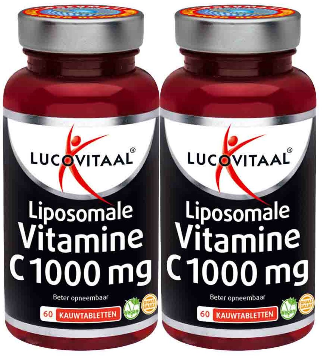 Goedkoopste 2x Lucovitaal Vitamine C1000 mg Liposomaal 60 tabletten
