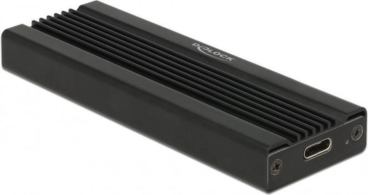 DeLOCK externe behuizing voor M.2 NVMe PCIe SSD (max. 80mm) - USB3.1 (USB-C) / zwart