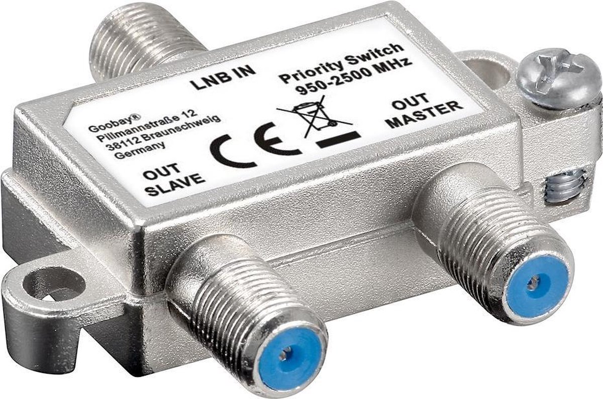 Premium Satelliet Priority Switch met 2 uitgangen / 9502500 MHz bol