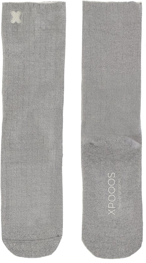 XPOOOS chaussettes en bambou essential basics gris - 43-46
