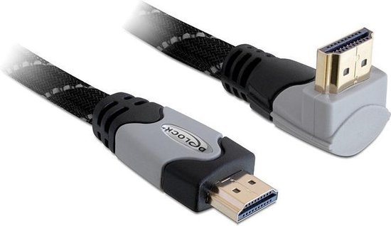 Premium HDMI kabel - 90° haaks naar boven - versie 1.4 (4K 30Hz) - 5 meter  | bol.com