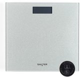 Bol.com Salter Bathroom Scale digitaal LCD-display glazen platform Silver Glitter Design aanbieding