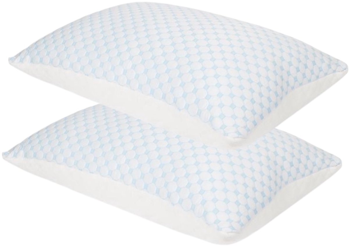 Princess Line® Ergonomisch Hoofdkussen – Verstelbaar Traagschuim | Verkoelend & Ondersteunend | 50x70cm | 30 Dagen Proefslapen | Voordeelset 2Stuks