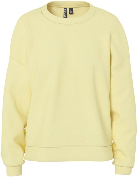 Pieces Trui Pcchilli Ls Loose Sweat Noos Bc 17156302 French Vanilla Dames Maat - M