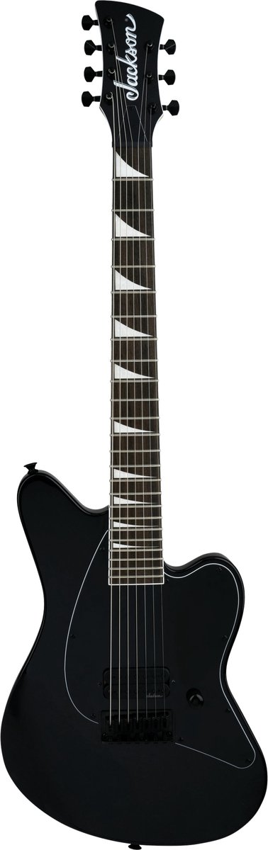 Jackson X Series Surfcaster HT7 Metallic Black - ST-Style elektrische gitaar