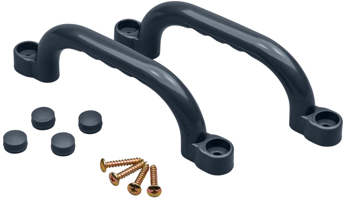 Swing King - Handgreepset - Antraciet - 2 stuks