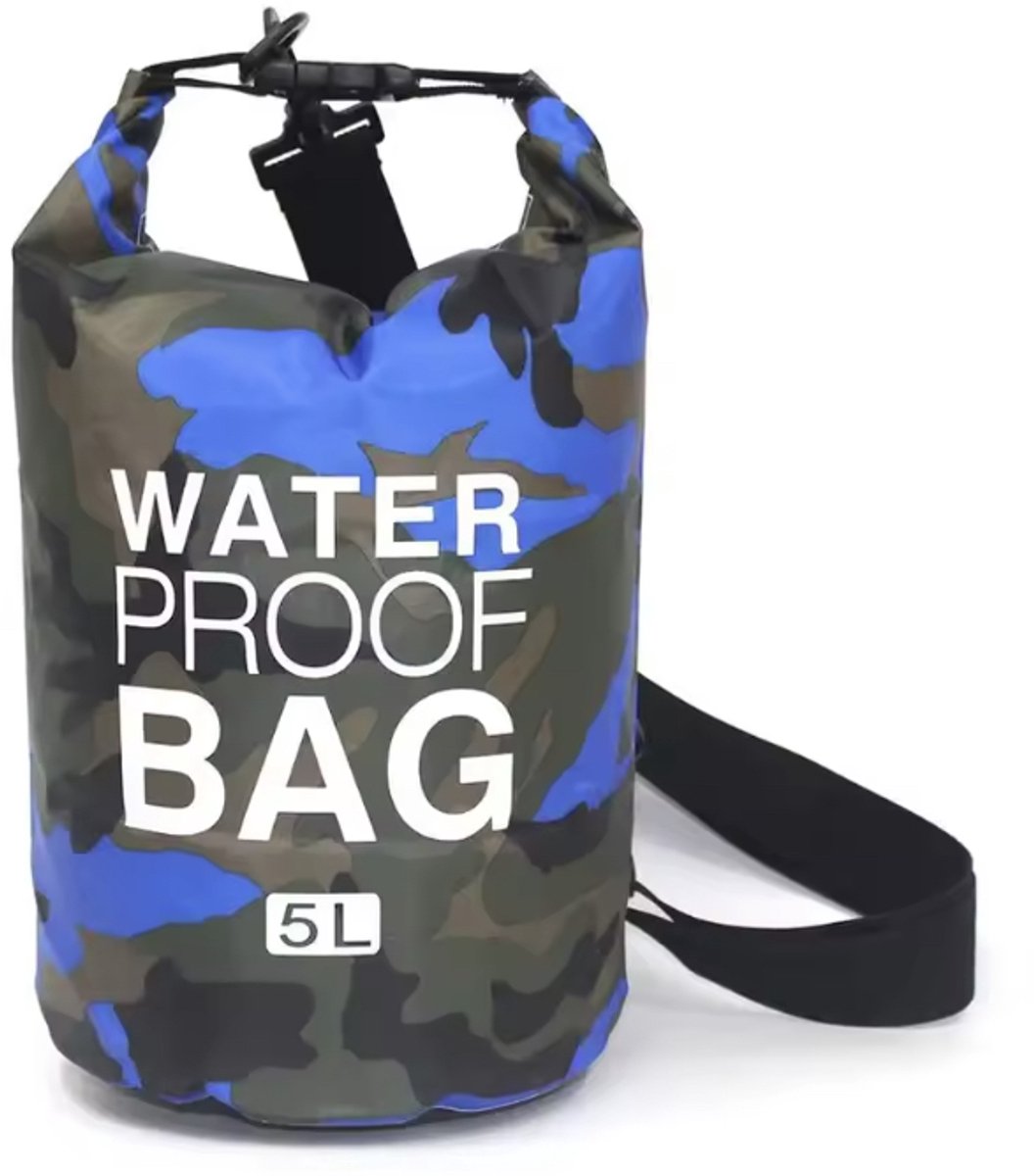 Waterdichte tas - Waterproof Drybag - Droog tas - 5 liter - Camouflage - Outdoor