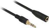 DeLOCK 85574 audio kabel 0,5 m 3.5mm Zwart