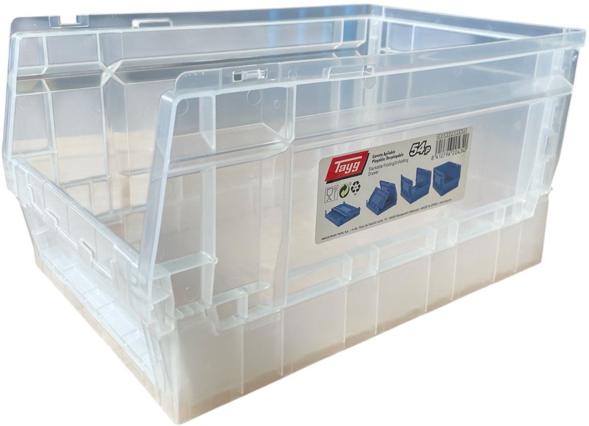 Tayg 3X assortiment doos - Opslagdoos - Doorzichtig