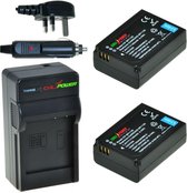 ChiliPower 2 x BP1030 accu's voor Samsung - Charger Kit + car-charger - UK version