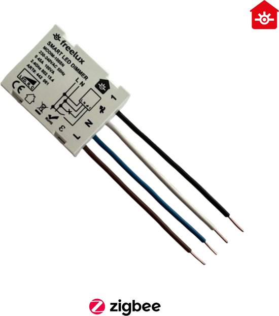 Freelux Zigbee Schakelaar | 230VAC 10A | Inbouw Module - Bol