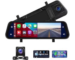Achteruitkijkspiegel met camera - ingebouwde dashcam - Carplay & Android Auto