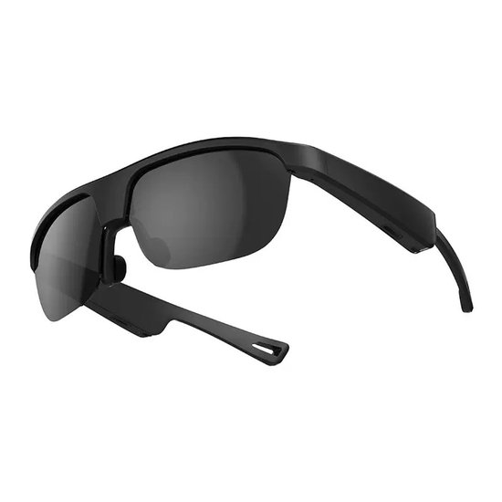 Lunettes de soleil Bluetooth - Lunettes Smart - Lunettes de soleil Bluetooth - Vélo et sport - Haut- Enceintes intégrés pour la musique - Smart Touch - Réduction active du bruit - waterproof IPX5 - Glas polarisé - Léger - Bluetooth 5.3-unisexe