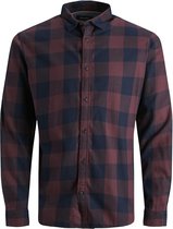 JACK & JONES Jjegingham Twill Shirt L/S Noos heren Overhemd